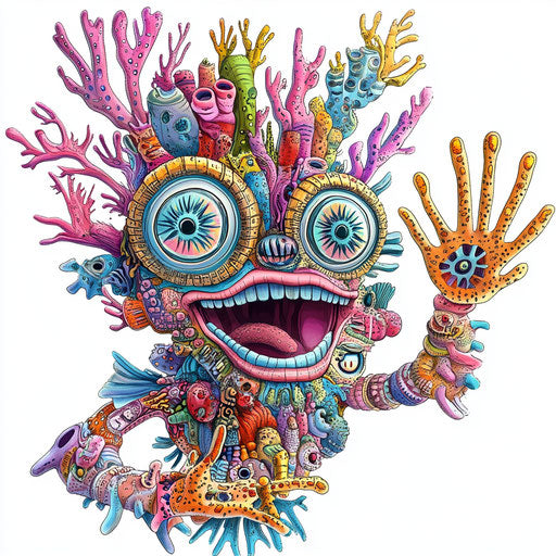 Multi-Use Underwater Caricature Clipart Bundle in All Formats