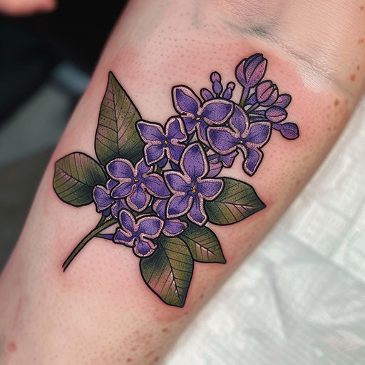 Radiant Lilac Tattoo Design Kit