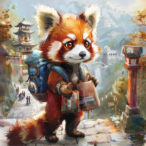 The world-traveling red panda
