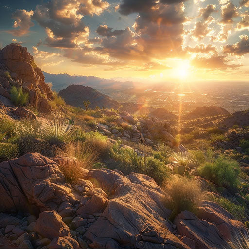 Camelback mountain in Phoenix Arizona at sunset