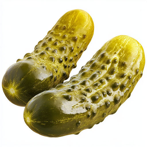 Realistic clipart of pickles, high resolution, isolated