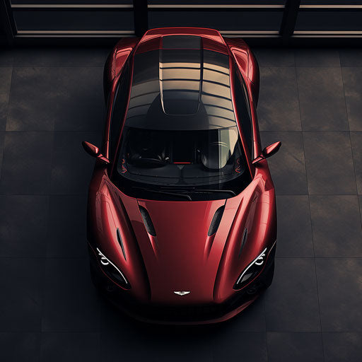 Top view of the Aston Martin DV5