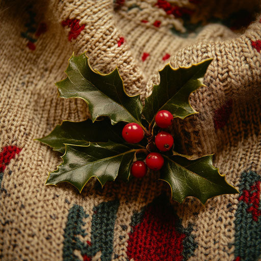 Comprehensive Christmas Holly Christmas Graphic