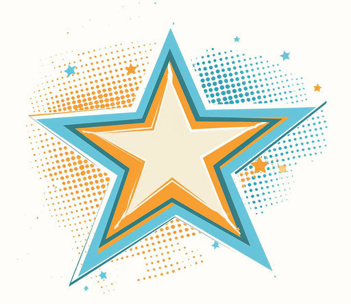 Star on white background symbol | price 1 credit usd $1