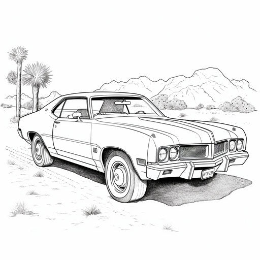 The patrol car coloring pages