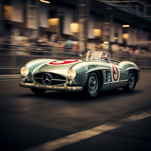 Classic Mercedes-Benz Racing Car