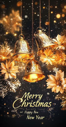 Playful Merry Christmas And Happy New Year Caricature Clipart Perfect for Crafting