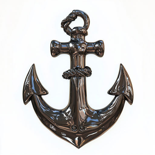 Realistic clipart of a boat anchor