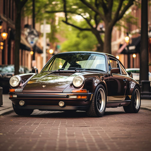 Classic Brown Porsche 911 Carrera #5A4134
