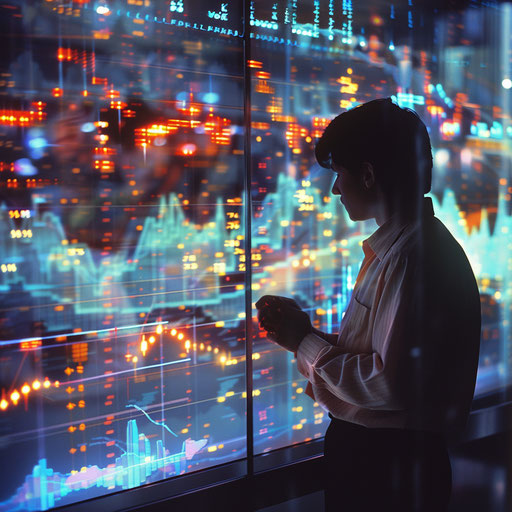 Financial predictions with analyst and holographic display