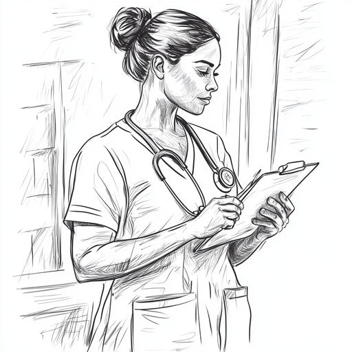 Engaging Nurse Coloring Pages - Pages to Color