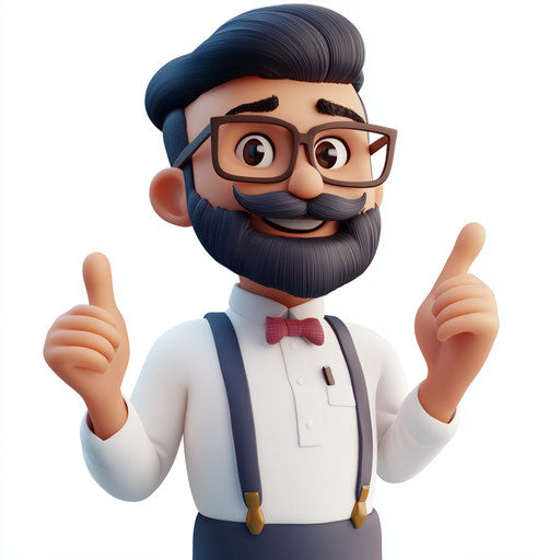 3D Teachers' Day in photo-realistic style with flat white background, isolated clipart