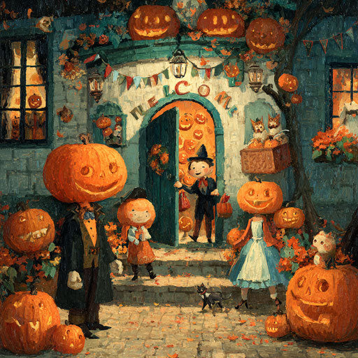 Playful and Nostalgic Halloween Cheer