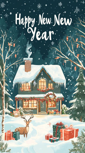 Vibrant New Image Happy New Year Celebration Graphics