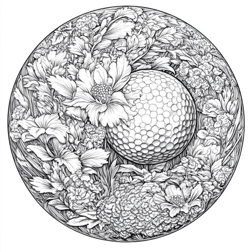 Nature-inspired golf ball designs