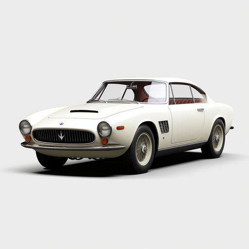 Maserati Ghibli classic White background