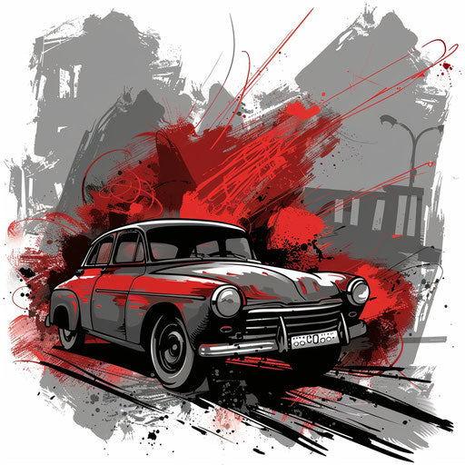 Russian mafia car chase of the 1990s