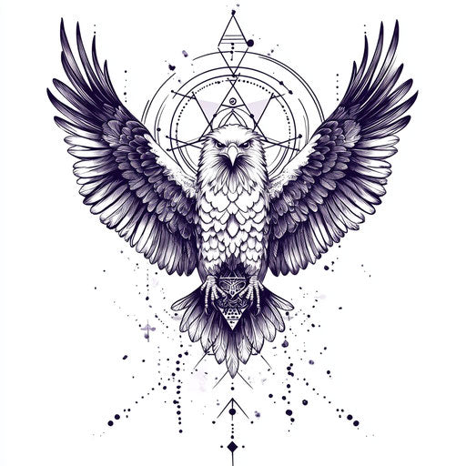 Eagle Tattoo On Hand Tattoo Vector Collection