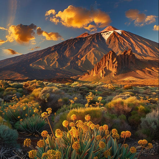 Teide, Canary Islands, golden light, Kevin McNeal style