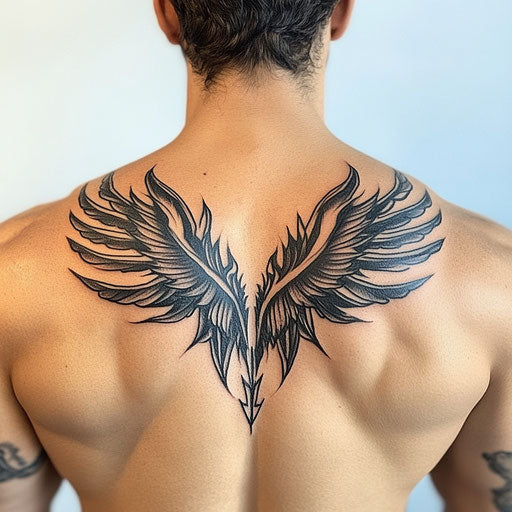 Wings Tattoo On Back Master Tattoo Designs
