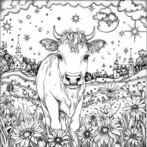 Creative Cow Coloring Pages
