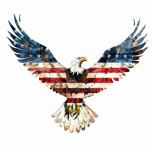 Freedom clipart in a photo realistic style on flat white background