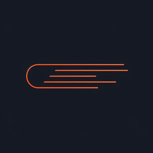 Sleek logo suggesting speed and efficiency