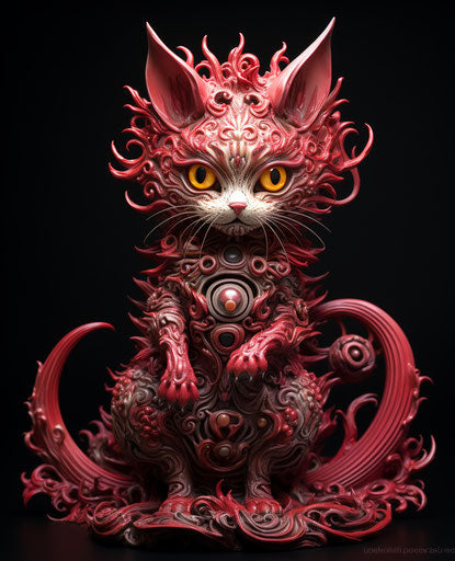 The cutest cats in 2019, in the style of human sculptures