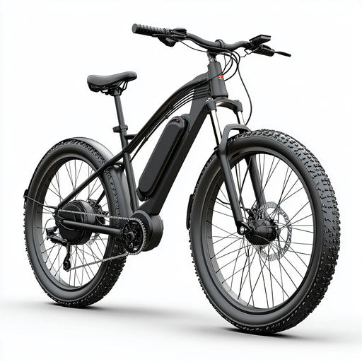 Realistic clipart of an electric bike, high resolution, isolated