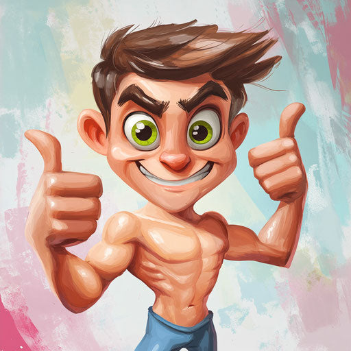Creative Good Morning Caricature Clipart Designs