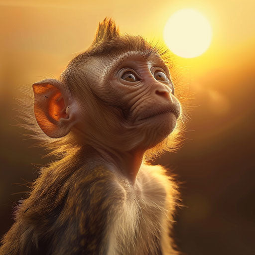 Cute Monkey: Inspirational Social Media Posts