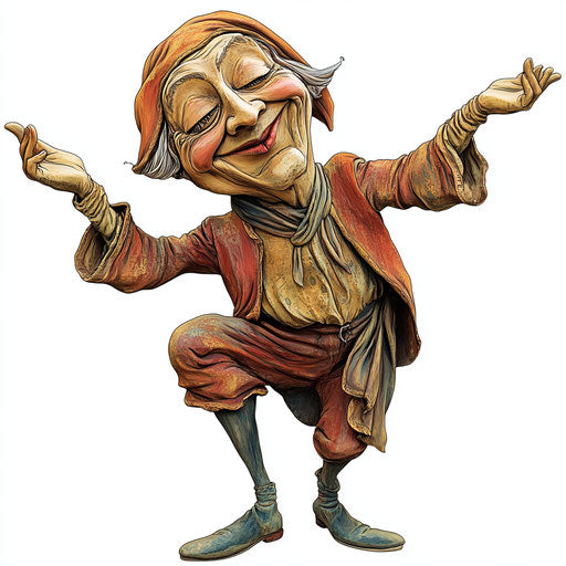 Distinctive Lorenzo Ghiberti Caricature Clipart for Unique Gifts