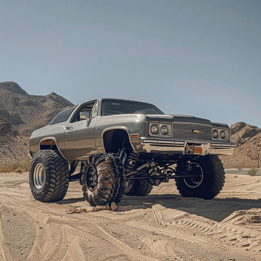 1976 Malibu Classic ready for off-road adventure in the desert