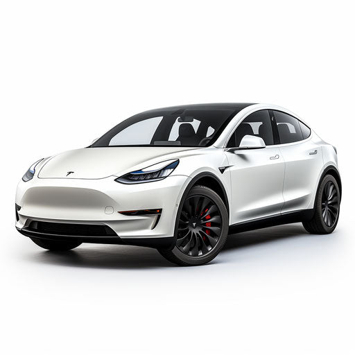 Tesla model y White background