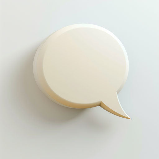 Talking clipart in photorealism on white flat background