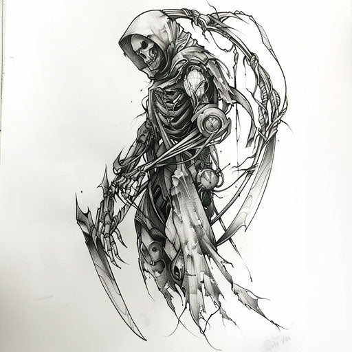 Reaper Tattoo Art Pack