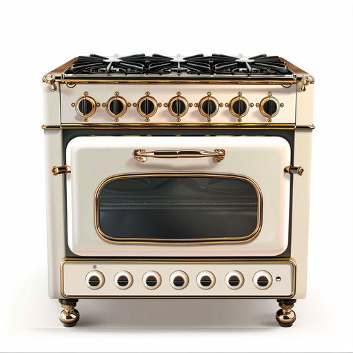 Stove clipart in photo realistic style
