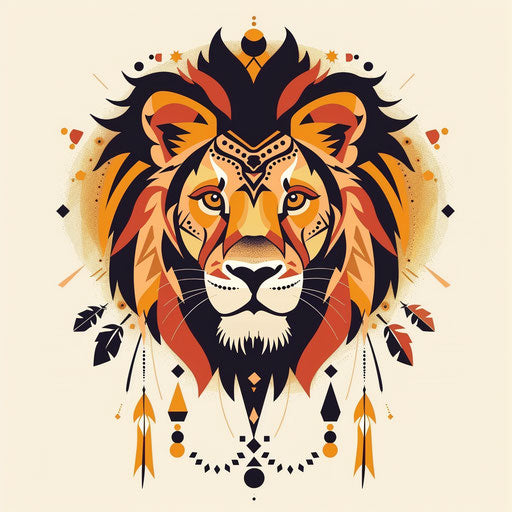 Chic tattoo sketch of a hakuna matata symbol