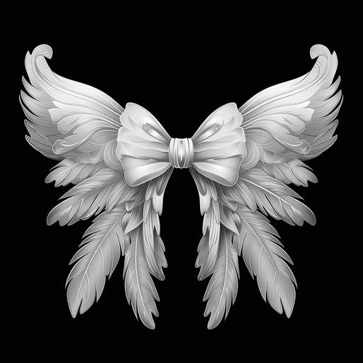 Artwork of a bow on random background