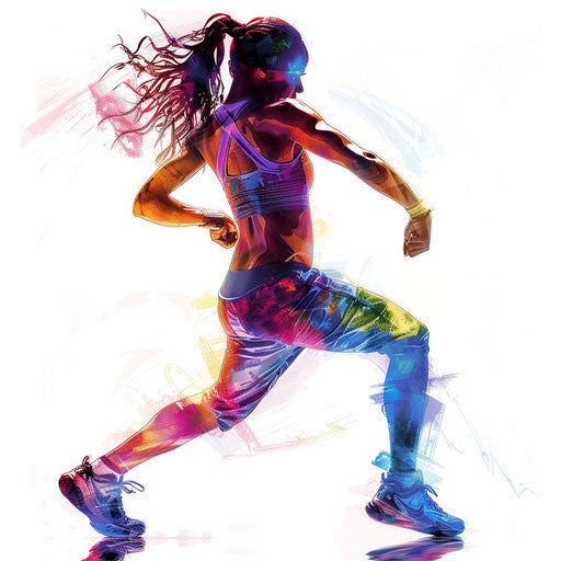 Zumba clipart in a photo realistic style on flat white background