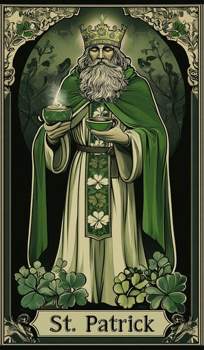 Detailed depiction of Saint Patrick in high definition