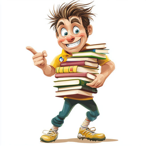 Humorous caricature of a rugby clipart with exaggerated human characteristics