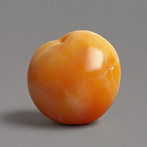 Realistic clipart of an Apricot, high-resolution, isolated
