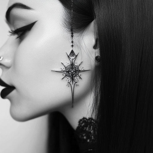 Dynamic Face Tattoos For Women Tattoo Flash