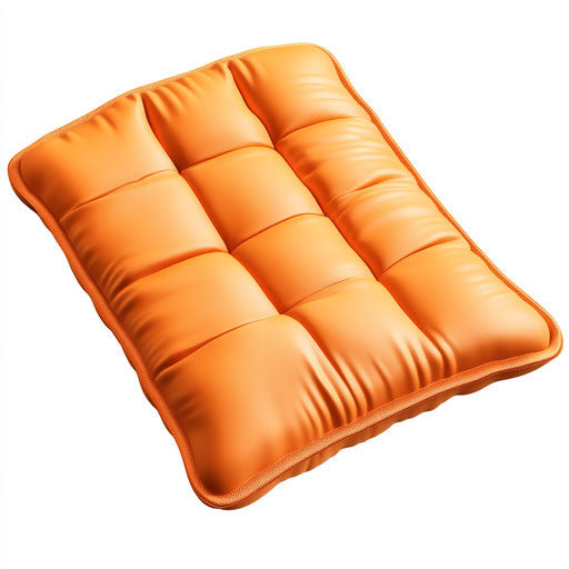 Realistic illustration of a heating pad