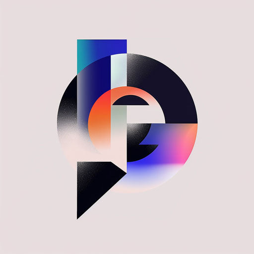 Geometric logo for a design studio