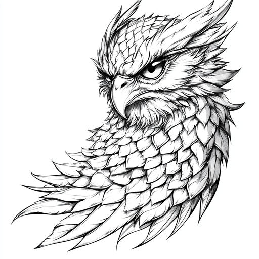 Radiant Owl Neck Tattoo Tattoo Design Kit