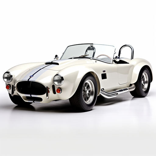 Shelby Cobra AC Car White Background