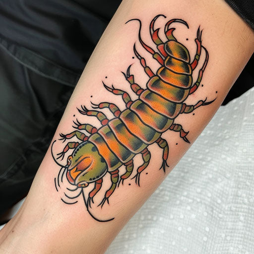 Rich Centipede Tattoo Sketches