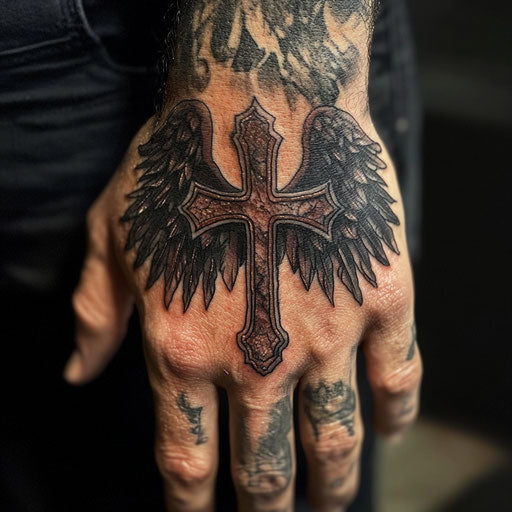 Cross Tattoo On Hand Ink Master Tattoo Files